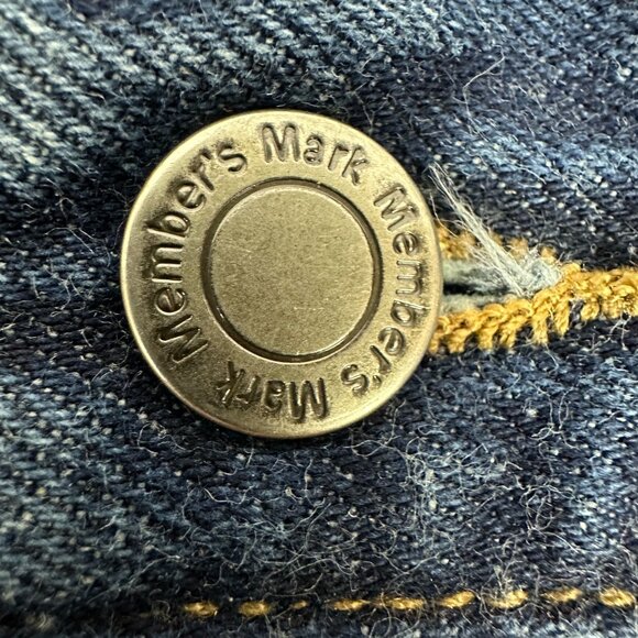 Member's Mark Men's Jeans 40x32 Blue Denim Straight Fit 100% Cotton - Picture 4 of 6